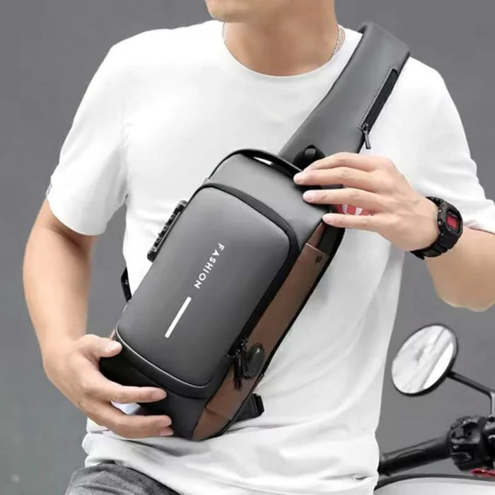 Mochila Antirrobo Oxford Brown